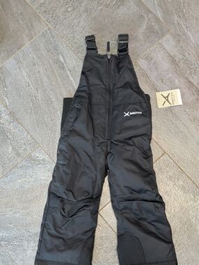 Arctix Kids Black Insulated Snow Bib Overalls